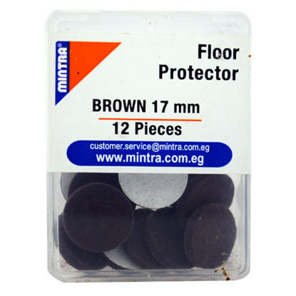 Picture of Round Double Sided Floor Protector, 1.7 cm Brown - Mintra