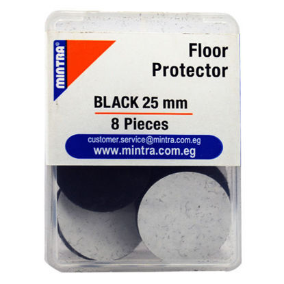 Picture of Round Double-Sided Floor Protector2.5 cm black - Mintra