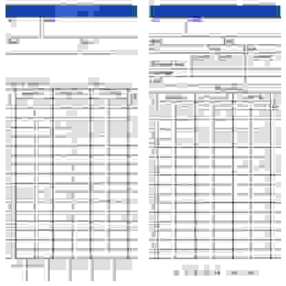 Picture of Attendance and Departure Card