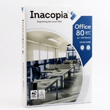 A4 رزمة ورق تصوير انكوبيا اوفيس 80 جرام 500 ورقة Bild von Paket Druckpapier Office 80 Gramm 500 Blatt A4 Inacopia