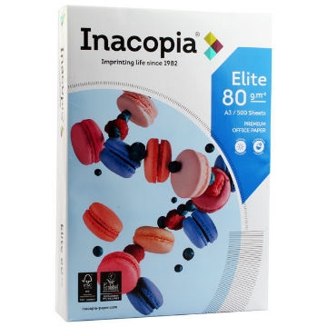 Zeige Details für Kopierpapier Packung 500 Blatt A3 80 g - Inacopia Elite Bild von Kopierpapier Packung 500 Blatt A3 80 g - Inacopia Elite