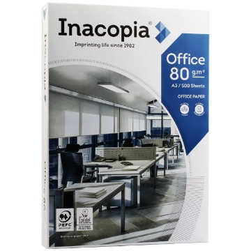 Zeige Details für Ein Paket Bürokopierpapier 80 Gramm 500 Blatt A3 Inacopia Modell A3500 Bild von Ein Paket Bürokopierpapier 80 Gramm 500 Blatt A3 Inacopia Modell A3500