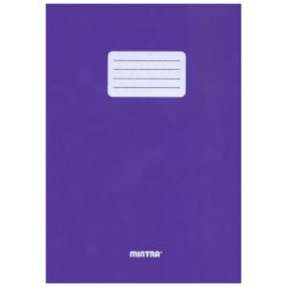 Picture of Stapled Lined notebook 40 Sheets Plastic Cover 16*22.5 cm 56g - Mintra