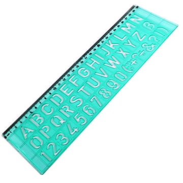 Mostrar detalles de Plantilla de letras y números en inglés Verde Claro 30 cm - Ark 034 Imagen de Plantilla de letras y números en inglés Verde Claro 30 cm - Ark 034