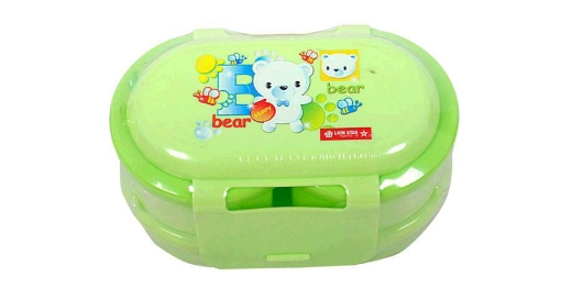 Picture of Light Green Plastic Lunch Box - Fista SB17