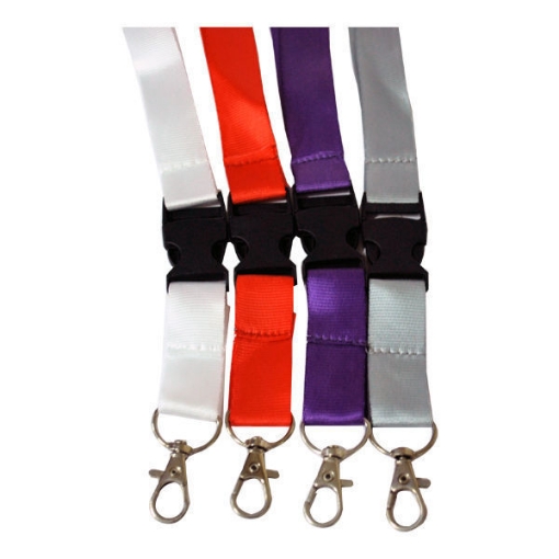 Picture of Name Card ribbon with 2 Clips Maden purple