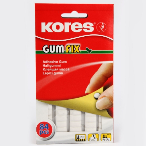Imagen de Blu Tack blanco, 84 piezas, 50 g Kores, Modelo 31600