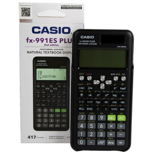 Image de Calculatrice Scientifique Thaïlandaise Noire - Casio FX-991ES Plus