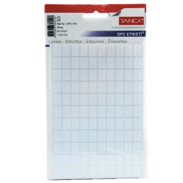 Show details for استيكر مكتبي أبيض 10 ورقات A5، 110 ملصق/ الورقة 12 * 8 مم – تانيكس OFC – 104 Picture of استيكر مكتبي أبيض 10 ورقات A5، 110 ملصق/ الورقة 12 * 8 مم – تانيكس OFC – 104