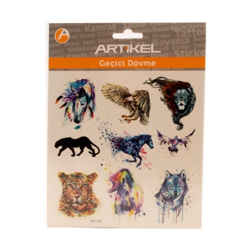Zeige Details für Dekorative Tattoo-Aufkleber – Artikel ART-023 Bild von Dekorative Tattoo-Aufkleber – Artikel ART-023