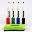 Picture of Whiteboard marker Set round 4 colors + White board eraser kores Model 20863