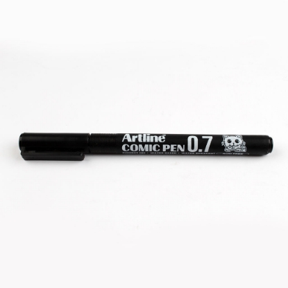 Picture of  Felt-Tip pen - Artline - 0.7 Ml - Black Color - EK-287-COMIC