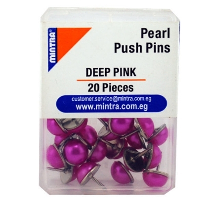 Picture of Push Pins, Purple Pearl 20 Pieces - Mintra 95658