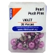 Zeige Details für Mintra Büropins Kunststoffbox - Perlmutt Metallic Violett - 20 Pins Modell 95651 Bild von Mintra Büropins Kunststoffbox - Perlmutt Metallic Violett - 20 Pins Modell 95651