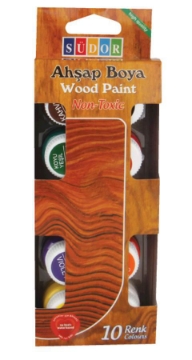 Show details for Colors for painting on wood set 10 jars 15 ml sudor Model SD124 Picture of Colors for painting on wood set 10 jars 15 ml sudor Model SD124