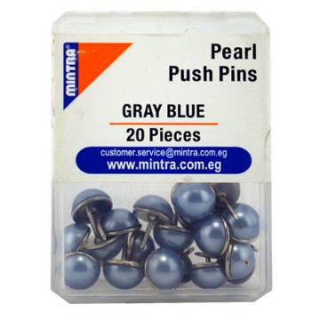 Zeige Details für Mintra Büropins Kunststoffbox - Perlgrau Blau - 20 Pins Modell 95645 Bild von Mintra Büropins Kunststoffbox - Perlgrau Blau - 20 Pins Modell 95645