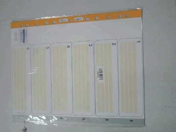 Show details for Numbered Dividers 1-6 PVC A4 Picture of Numbered Dividers 1-6 PVC A4