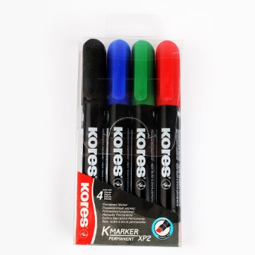 Mostrar detalles de Juego de Marcadores Permanentes Cincel XP2 4 Piezas, modelo kores 20945 Imagen de Juego de Marcadores Permanentes Cincel XP2 4 Piezas, modelo kores 20945