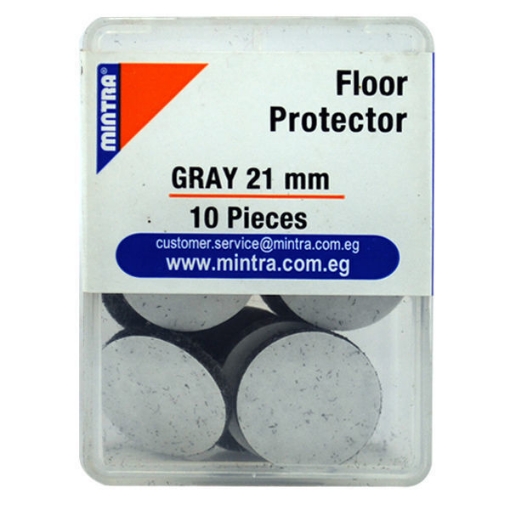 Picture of Round double side Floor Protector gray Color 2.1 cm 10 Pieces - Mintra