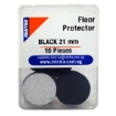 Picture of Round Double-Sided Floor Protector 2.1 cm black – Mintra