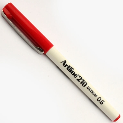 Picture of Pen Felt-Tip 0.6 mm red - Art Line EK-210 N 