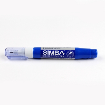Mostrar detalles de Bolígrafo corrector de plástico con punta de metal 270g 7ml - Simba 205 Imagen de Bolígrafo corrector de plástico con punta de metal 270g 7ml - Simba 205