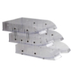 Picture of 3-tier plastic transparent movable legs Mas model 829