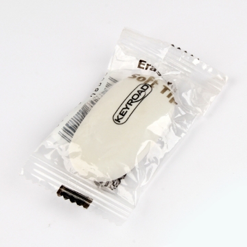 Show details for Soft Tip Eraser Solid Colors White and Black – Keyroad Model KR971788 Picture of Soft Tip Eraser Solid Colors White and Black – Keyroad Model KR971788
