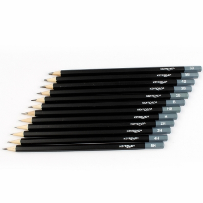 Picture of KEYROAD DRAWING PENCIL SET 12 PCS IN BOX MODEL KR59692