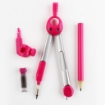 Bild von Keyroad Metall-Zirkel mit Minen und Bleistift, in Kunststoffbox – Modell KR971121