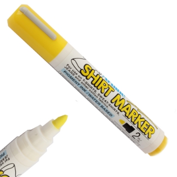 Zeige Details für T-Shirt Marker Pen Gelb -Art Line EKT-2 Bild von T-Shirt Marker Pen Gelb -Art Line EKT-2