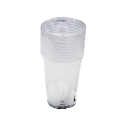 Picture of set of 10 clear cups