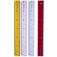 Mostrar detalles de Regla Plástica Transparente 30 cm Multicolor - Ark 617 Imagen de Regla Plástica Transparente 30 cm Multicolor - Ark 617