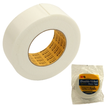 Zeige Details für Doppelseitiges Schaumklebeband Off-White 48 mm 5 Yards - MG AJD957M2 Bild von Doppelseitiges Schaumklebeband Off-White 48 mm 5 Yards - MG AJD957M2