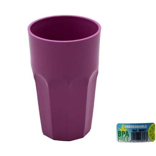 Picture of Large Plastic Cup 450 ml Colors - Mintra 98957