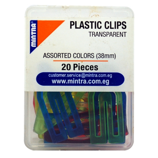 Picture of Mintra Plastic Pin Box - Clear Colors 38mm - Pack of 20 Pins - Model 95170