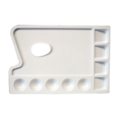 Picture of Rectangular Plastic Color Palette 9 Holes - Ark 316