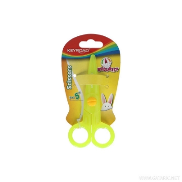 Mostrar detalles de Tijeras para niños tarjeta de plástico 12.5 cm modelo Keyroad KR970962 Imagen de Tijeras para niños tarjeta de plástico 12.5 cm modelo Keyroad KR970962