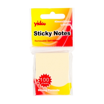 Agrandir l'image de Notes autocollantes jaunes 40×50 mm 100 feuilles - Yidoo Image de Notes autocollantes jaunes 40×50 mm 100 feuilles - Yidoo