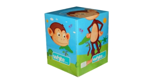 Bild von Taschentuchbox für Kinder 200 - Weiß