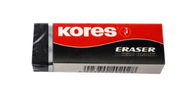 Show details for Eraser PVC Black Kores Model 40202 Picture of Eraser PVC Black Kores Model 40202
