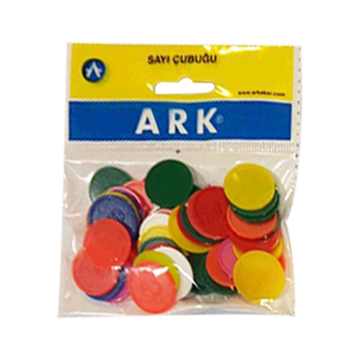 Picture of Set of Connect 4 Buttons Plastic Colors, Ark 074