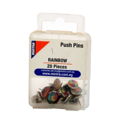 Picture of Board pins Rainbow 20 pieces Mintra model 95477