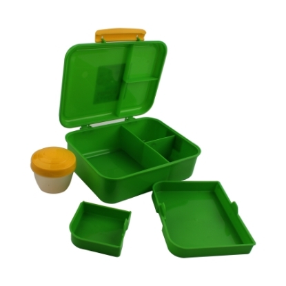 Picture of Lunch Box Green Divided 5 compartments 150 ml – Camel Trade LUB001