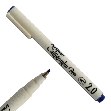 Zeige Details für Blauer arabischer Kalligrafie-Stift 2mm - Art Line EK242N/AB Bild von Blauer arabischer Kalligrafie-Stift 2mm - Art Line EK242N/AB