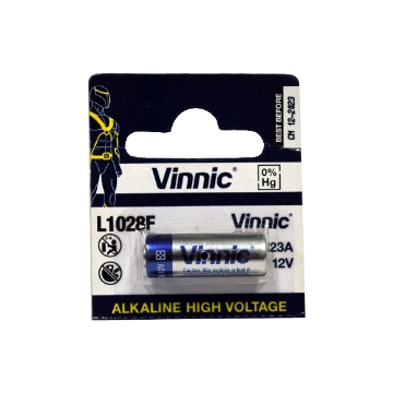 Mostrar detalles de Batería alcalina para mando de coche Vinnic, 12V – Modelo L1028F 23A Imagen de Batería alcalina para mando de coche Vinnic, 12V – Modelo L1028F 23A