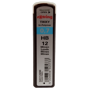 Show details for HB Mechanical Pencil Leads 0.7 mm – Rotring  Picture of HB Mechanical Pencil Leads 0.7 mm – Rotring