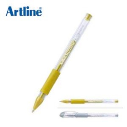 Picture of ARTLINE GEL PEN SILVER MODEL RT-1900