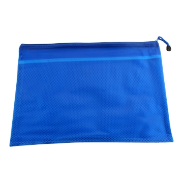 Mostrar detalles de Carpeta de plástico con cremallera y divisor de malla azul B4 - Simba Imagen de Carpeta de plástico con cremallera y divisor de malla azul B4 - Simba