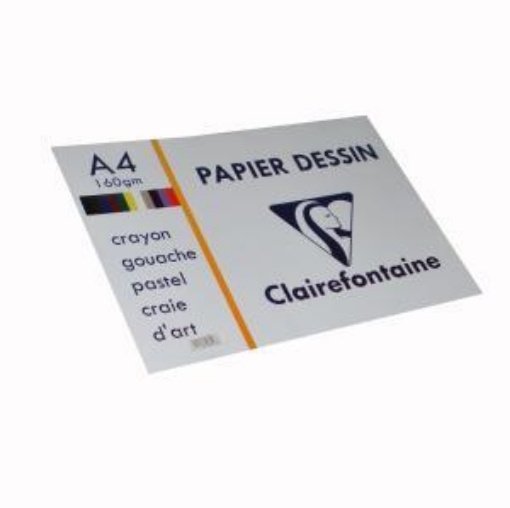 Picture of Pack of A4 Black Sheets, 10 Colors 160 g - Clairefontaine